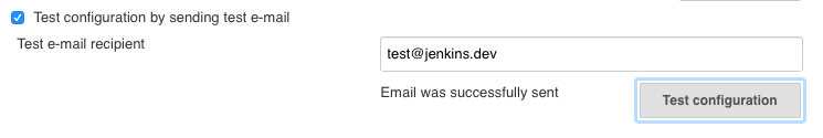 Jenkins - Test mail